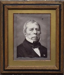 J.-A.-D. Ingres gerahmtes Woodburytype Portrait, um 1874-78 - Bild 1 von 3
