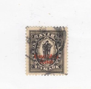 ALEMANIA-BAVIERA (MK3849) # 2 EN MUY BUEN ESTADO USADO 21/2m MADONNA & NIÑO GATO NEGRO VALOR $95 - Imagen 1 de 1