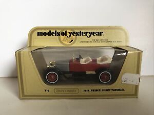 MATCHBOX models Of Yesteryear “1914 Prince Henry Vauxhall” in Original Box