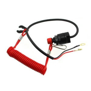 Safety Tether Lanyard Kill Stop Switch For Outboard Motor Boat Jet Ski - Picture 1 of 1