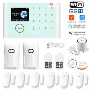 WiFi+GSM+GPRS 3in1 Wireless Network Smart Home Security Alarm System Kit U7F6 - Picture 1 of 12