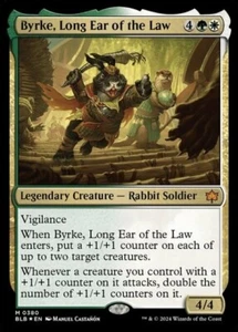 MTG - BYRKE, LONG EAR OF THE LAW (Foil) - Bloomburrow (M) - Picture 1 of 1