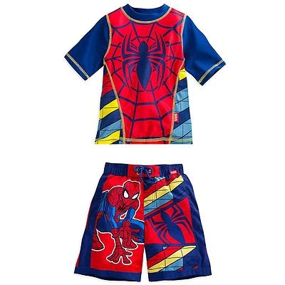 Juego de bañadores y guardia erupciones Marvel Spider-Man niño talla 4 Foto 1 de 3