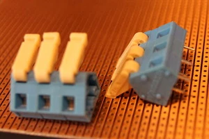 15 P. Pinzas Impresionantes Placa Vago para 2,5mm Azul 236-503 3x - Imagen 1 de 1