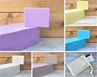 PAMPER DREAMS LUXURY HANDMADE SHEA & COCOA BUTTER SOAP PARABEN & SLS FREE - PLASTIC FREE