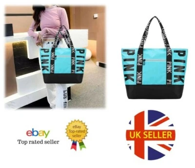 Totalmente Nuevo Bolso Grande Impermeable Azul Brillante. Perfecto para gimnasio de vacaciones de yoga de viaje Foto 1 de 2