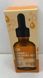 AOA Sérum Vitamine C + Acide Hyaluronique Peau Éclaircit les Hydrates Réduit Taches Neuf dans sa boîte - Photo 1/13