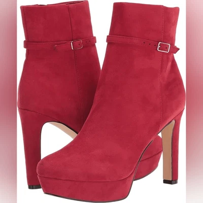 (S-4152) Nine West 女士 Gripe2 踝靴 9 码 — 第 1/4 张图片