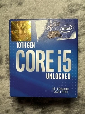 Intel Core I5-10600k 4.1ghz Six-core Unlocked Desktop Processor LGA 1200 Socket - Image 1 of 4