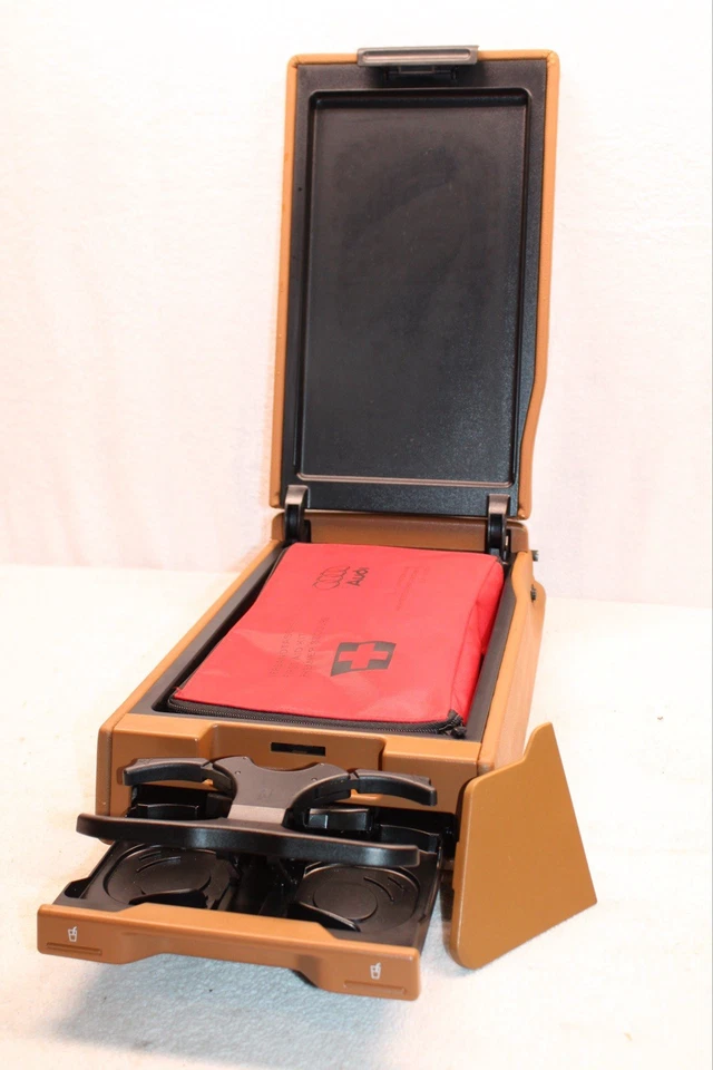 Consola trasera AUDI B6 C6 B7 A4/S4 A6/S6 S-line con portavasos + kit de primeros auxilios OEM Foto 1 de 4