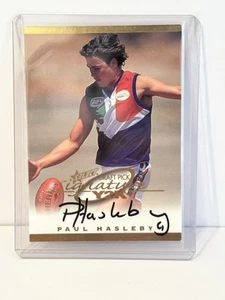2000 Select Y2K Millenium Draft Pick Signature Card Paul Hasleby Fremantle - Picture 1 of 3