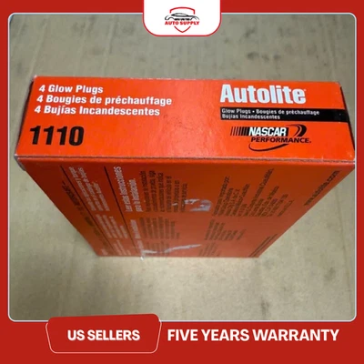 (CANTIDAD 4) Bujía incandescente Autolite NASCAR Performance 1110 para 1982-1984 GMC C2500 Foto 1 de 2