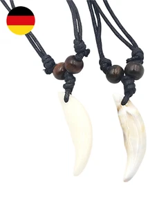 2 Stücke haifischzahn kette,surfer kette,haifischzähne-Anhänger-Halsketten,Mädch - Bild 1 von 6