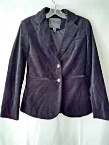 SJP Bitten Mujer Talla M Terciopelo Negro Liso 1 Ventilación Forrada 2 Botones - Imagen 1 de 11