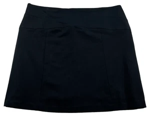 Elle Skirt Womens size 14 Black Business Career Lined Stretch Back Zipper - Picture 1 of 7