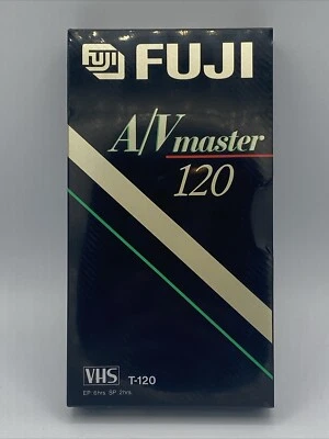 Nuevo sellado Fuji VHS Tape A/V Master T 120 videocasete en blanco 6 horas Foto 1 de 3