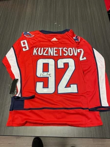 Evgeni Kuznetsov Signed Washington Capitals Jersey JSA COA - Picture 1 of 2