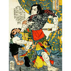 Tsuzoku Suikoden Goketsu Hyakuhachi-nin no Hitori 108 Heroes Kuniyoshi Poster