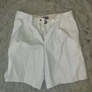 Men’s Saddlebred Traveler Shorts Bermuda Golf Khaki Tan Sz 34 Dried Cement 8" - Picture 1 of 2
