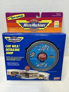 Vintage Micro Machines 1989 Car Wax Detailing Shop Playset SEALED Z5 - Picture 1 of 2