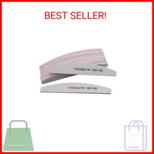 10 Pcs Rough Nail File 100/180 Grit, Heavy Duty Nail Files for Acrylic/Natural N - Picture 1 of 2