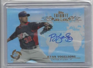 Ryan Vogelsong 2013 Topps Tribute WBC Auto Team USA WS Champion Giants - Picture 1 of 2