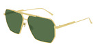 Bottega Veneta Sonnenbrille BV1012S  004 Gold - Grn - Quadrat