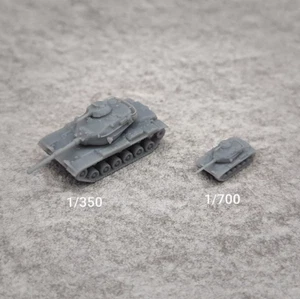 1/350/700 M60A1 Tank Resin Miniature Model - Picture 1 of 3