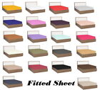 1000 TC Bio-Baumwolle 10 Zoll tiefe Tasche Spannbettlaken alle US-Größen & einfarbige Farben