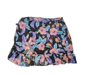 Miken Women Wrap Skirt Swim Cover Up Large Floral Swimwear Beach - Picture 1 of 8
