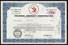 COLONIAL AIRCRAFT CORP 1967 - Skimmer Flying Boat Manfacturers Payee Selma Hahn