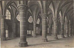 Le MONT SAINT-MICHEL 50 Rittersaal Postkarte unzirkuliert 1920-1930 Edit. ND - Bild 1 von 2