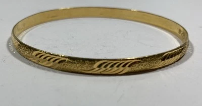 Brazalete brazalete oro 22K 12,82 gramos 8 pulgadas. 0,309 oz AGW. Foto 1 de 4