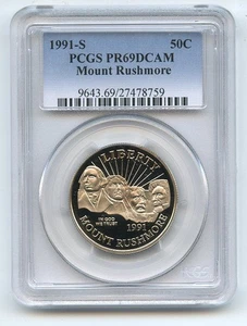 1991 S 50C Mount Rushmore Commemorative PCGS PR69DCAM - Picture 1 of 1