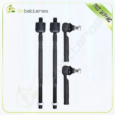 Nuevos extremos de barra de amarre exterior interior de suspensión delantera de 4 piezas para Subaru Baja Legacy Outback Foto 1 de 4