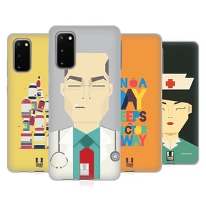 FUNDA HEAD CASE DESIGNS CON DIBUJO DE GEL SUAVE MÉDICO PARA TELÉFONOS SAMSUNG 1 - Imagen 1 de 11