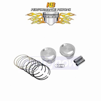 KB Cast Piston Set for 1996 Harley Davidson FLTCUI Tour Glide Ultra Classic cx Foto 1 de 4