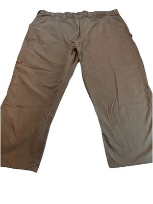 Мужские прочные рабочие брюки-комбинезоны Carhartt B151 размер 48Wx30L -коричневые - Изображение 1 из 4