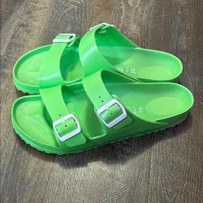 BIRKENSTOCK Arizona EVA verde brillante para hombre talla 44 regular Foto 1 de 4