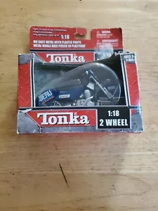 Tonka Maisto 2 Wheel 1:18 Blue Beru Motorcycle CASTROL NEW - Picture 1 of 7