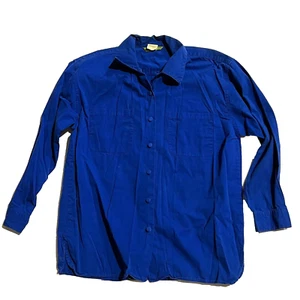 ESPRIT Women Blue Long Sleeve Collared Button Up Shirt Size Small - Picture 1 of 4