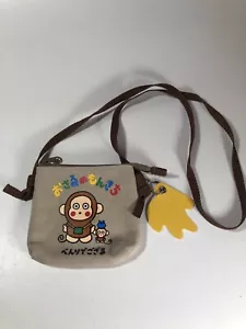 Bolso Colgante Sanrio Mono Monkichi Cartera Dije de Cuero Súper Raro Difícil de Dibujar Como Nuevo - Imagen 1 de 6