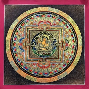 Manjushree Mandala, Bodhisattva der Weisheit, Manjushree Mantra Mandala - Bild 1 von 8