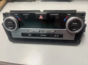 2012-2014 Toyota Camry Climate Heater Air Temperature Control Panel Hazard OEM - Picture 1 of 3