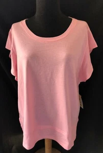 Camiseta para dormir Muk Luks rosa manga corta mezcla de algodón - Talla XL ¡NUEVA CON ETIQUETAS! - Imagen 1 de 2
