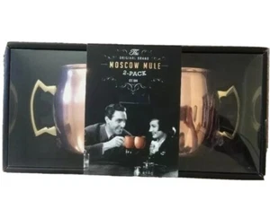 The Original Brand Moscow Mule Kupfer Becher Tasse 2 Stück Brandneu in Box - Bild 1 von 6