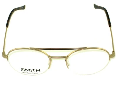 SMITH 不锈钢搬运机 AOZ SEMETT 金色 52/20/140 眼镜 光学镜框 — 第 1/4 张图片