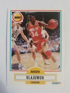 1990-91 Fleer Akeem Olajuwon Houston Rockets #73 Well Centered - Picture 1 of 2