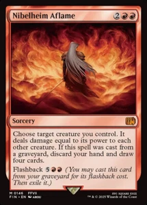 MTG Magic FIN Final Fantasy - 1x EN NM 0146 M Nibelheim Aflame - Picture 1 of 1