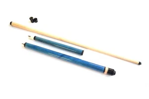 Breaker Jump Break Cue Stick 58" Billiard Cue Break Jump Cue Maple Ring - Blue - Picture 1 of 1